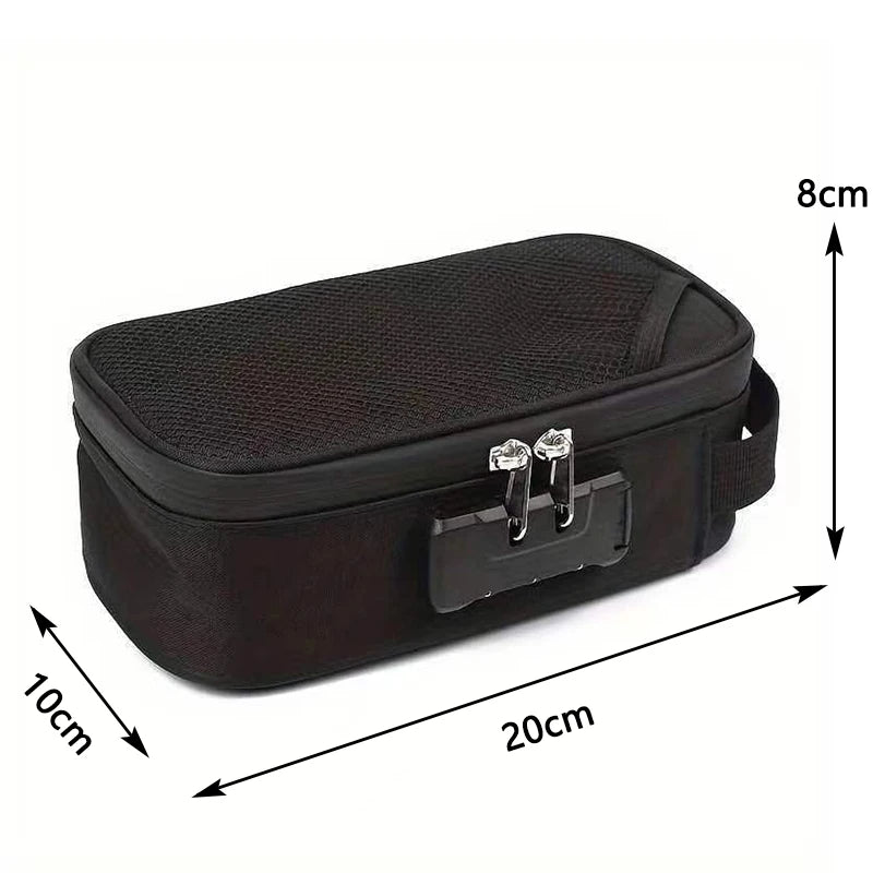 SecuStyle Beauty Case | Abschließbare Kosmetiktasche mit Zahlenschloss | Tragbare Aufbewahrung für Reisen & Alltag