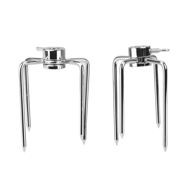 BBQ Fleischgabeln GrillMeister Pro | 2er Set | Edelstahl | Für Drehspieß & Holzkohlegrill