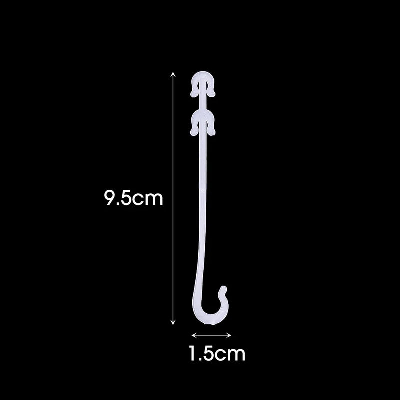 GrowHook J | Wiederverwendbare J-Haken für Tomaten & Kletterpflanzen | 9,5 cm / 13 cm / 16 cm | 1–100 Stück | Pflanzenhalter für Rankhilfe