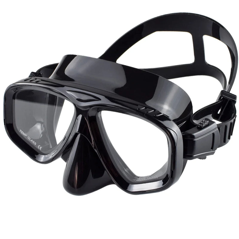 Mareon Tauchmaske mit Schnorchel | 180° Panorama Sicht | Anti-Leck & HD-Glas | Lebensmittelechtes Silikon