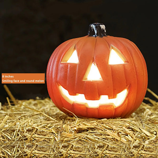 Halloween LED-Kürbis SpookGlow | Wetterfest & Batteriebetrieben | Innen- & Außendeko