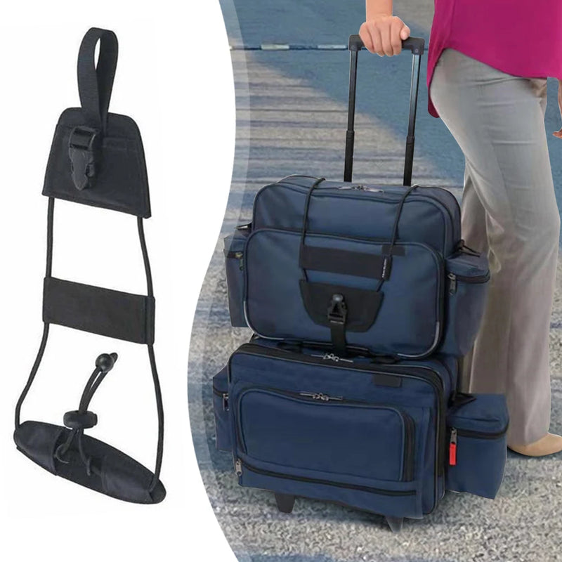 TripTenso Gepäckgurt | Elastischer Koffer-Spannriemen | Verstellbar & Stabil | Für Zusatzgepäck & Handtaschen