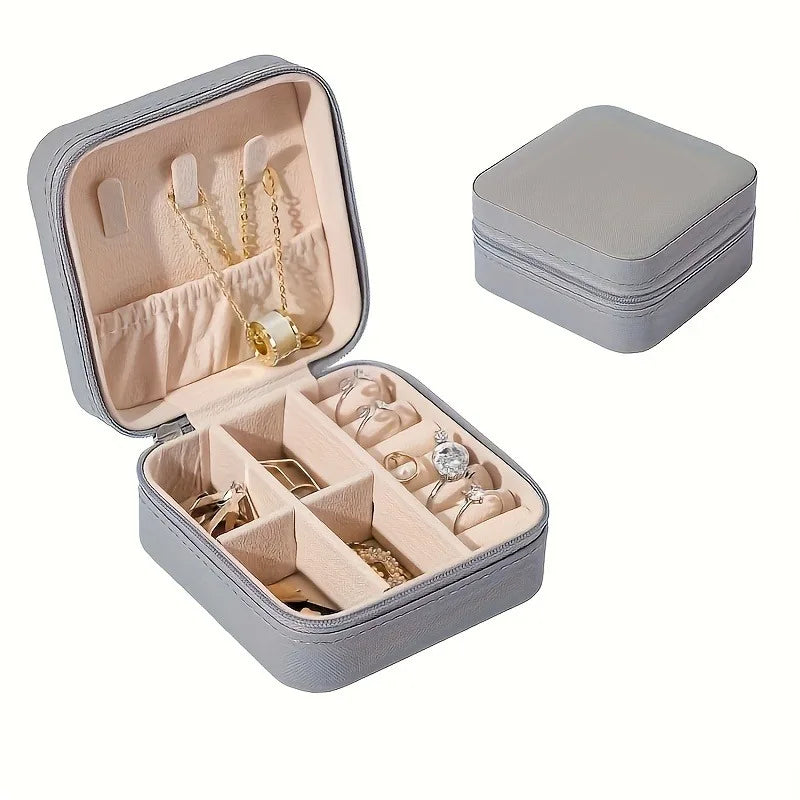 Schmuckorganizer VOYELIA | Reiseetui für Schmuck | Kompakt & Stilvoll | PU-Leder