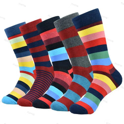 Coloria Herren Socken 5er-Pack | Bunte Freizeit- & Businesssocken | Gekämmte Baumwolle | Größe 40–46
