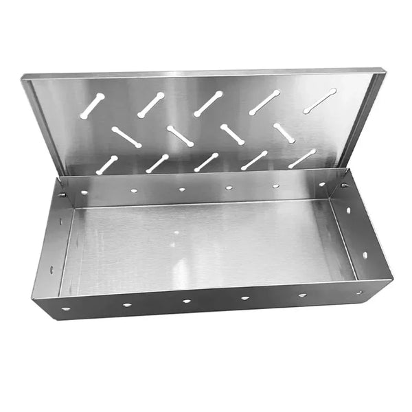 SmokeCraft BBQ Räucherbox | Edelstahl Smoker Box für Grill & Holzkohle | Intensives Raucharoma | Kompakt & Wiederverwendbar