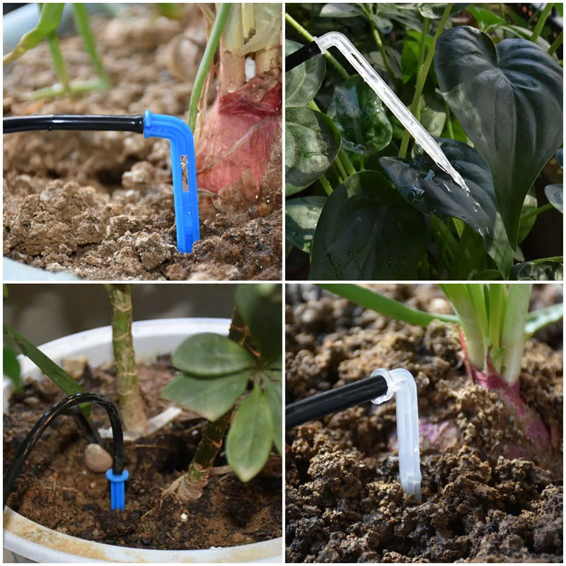 IRRIFLEX Kreuz-Verbinder | 2-Wege-Pfeilanschluss | Für 3 mm & 5 mm Schläuche | Tropfbewässerungssysteme