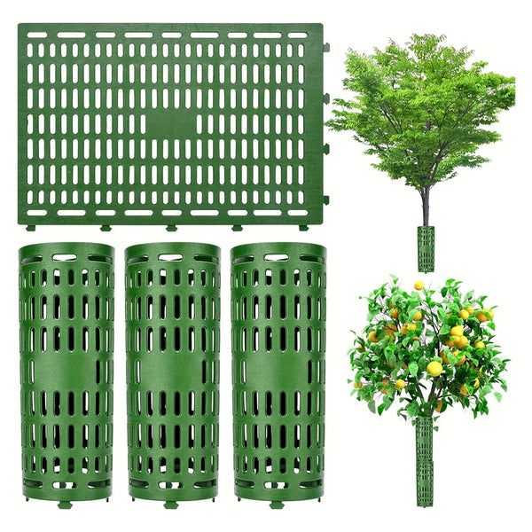 Arborexo StammProtektor Baumstammschutz Manschette | Zuschneidbar & Wiederverwendbar | Schutz vor Rindenschäden durch Mäher & Nagetiere