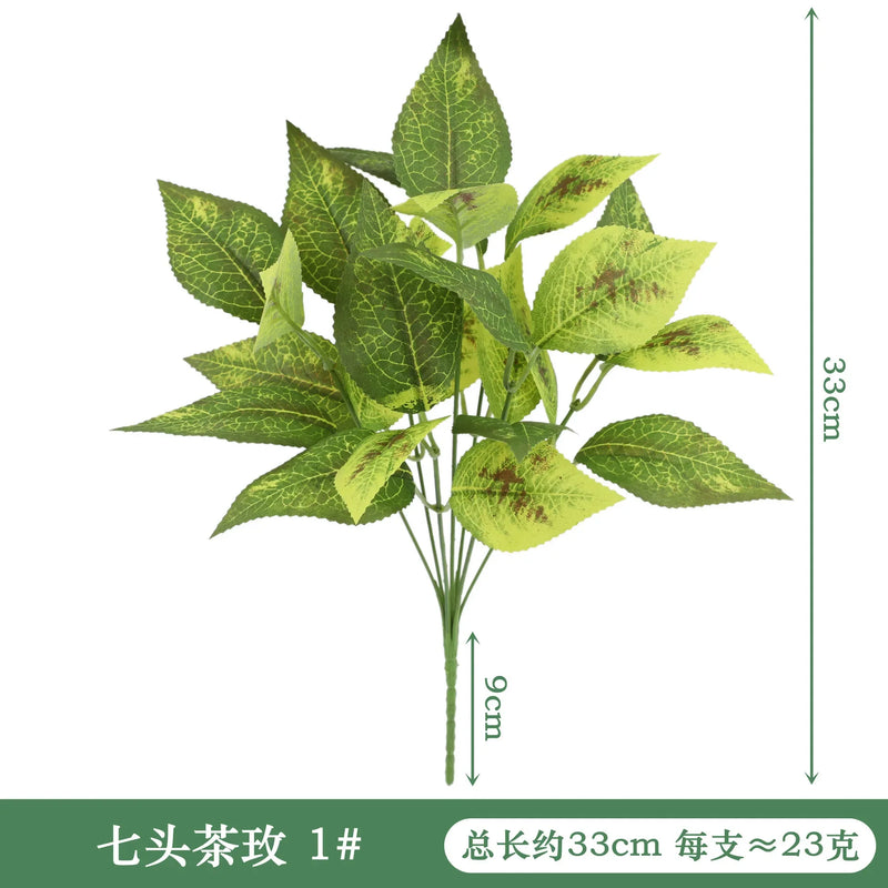 VERDIVA Kunstpflanze Dieffenbachia | Tropisches Deko-Blatt aus Seide | Pflegeleichte Deko für Tisch, Regal & Wohnzimmer