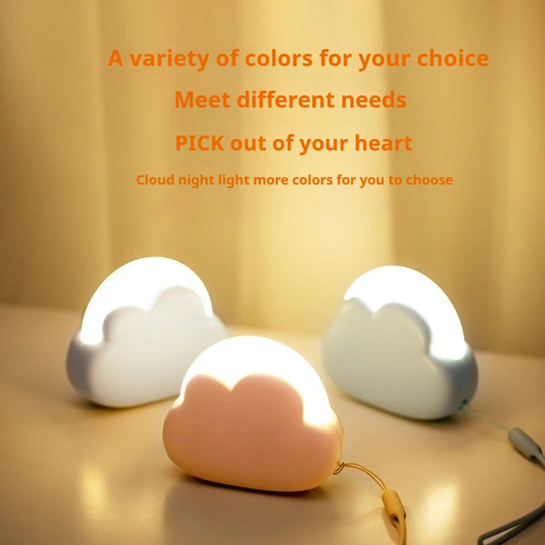 Wolken Nachtlicht Nubilu | Stimmungsvolles LED-Licht | Wiederaufladbar | Für Schlafzimmer, Flur & Kinderzimmer