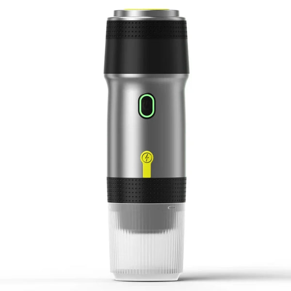 Tragbare Espressomaschine | 3-in-1 Kapsel & Pulver | 15 Bar Druck | Für Auto, Reise & Zuhause
