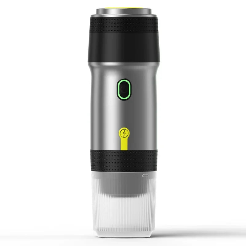 Tragbare Espressomaschine | 3-in-1 Kapsel & Pulver | 15 Bar Druck | Für Auto, Reise & Zuhause
