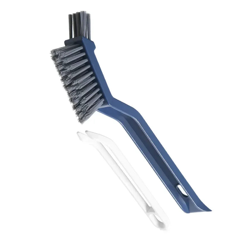 Fugenreinigungsbürste GroutFlex DuoClean | 2-in-1 Fugen- & Eckenbürste | Für Bad, Fensterrahmen & Bodenritzen | 28×3,2×8 cm