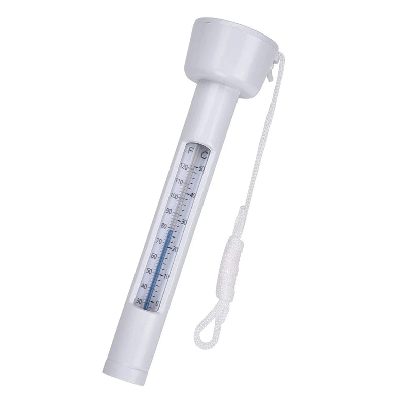 THERMAVIA Poolthermometer | Schwimmendes Wasserthermometer 0–50 °C | Für Pool, Whirlpool, Spa & Therme | Wasserdicht & gut lesbar