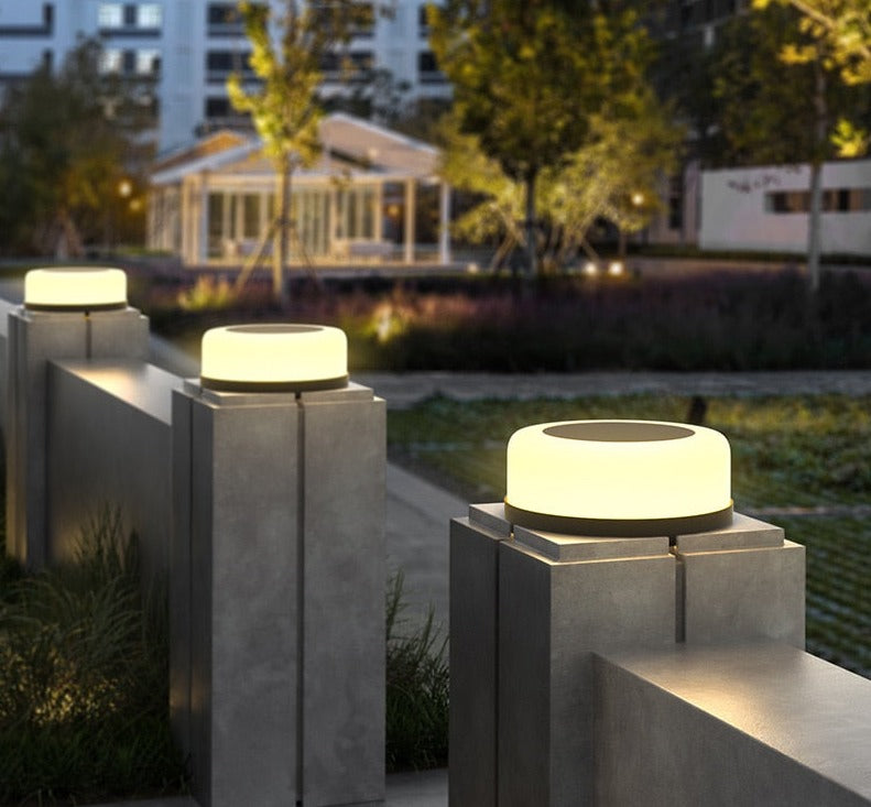 Solar-Wandleuchte LumaSteel | Mit Dämmerungssensor | Edelstahl & Aluminium | IP65 Wetterfest | LED Warmweiß