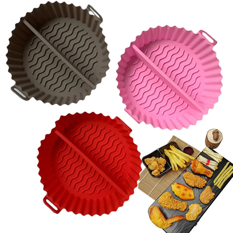 BakeFlex Silikon-Backform | Getrenntes Design | Antihaft & Hitzebeständig | Für Ofen, Mikrowelle & Heißluftfritteuse | 20×16×6,5 cm