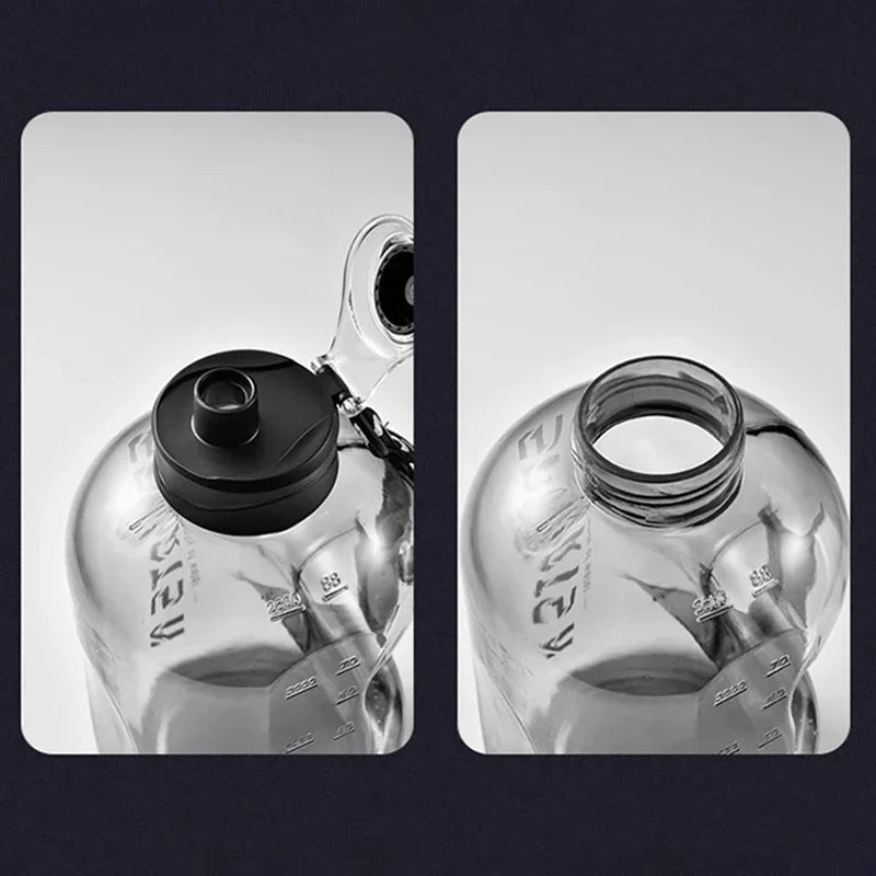 Hydronex Trinkflasche 1,7 L / 2,7 L | Auslaufsicher & BPA-frei | Große Kapazität | Für Sport, Fitness & Outdoor