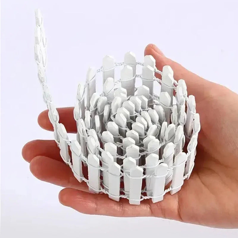 MiniWooda | Mini-Holzzaun | 90×5 cm | DIY-Dekoration für Feengärten & Puppenhäuser
