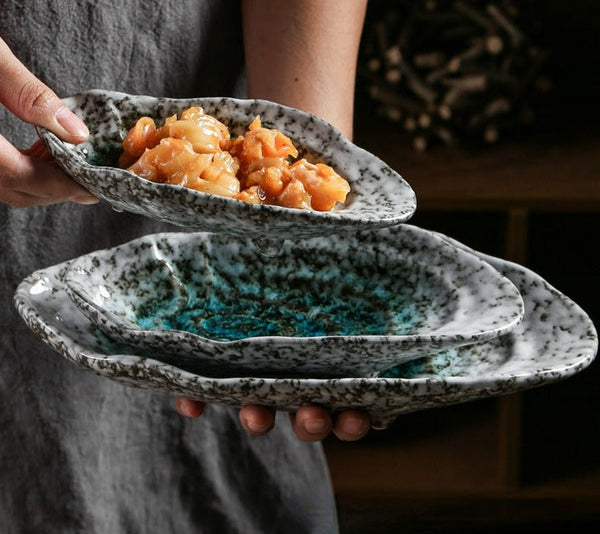 Muschelförmige Ceravita Muschel-Schale | Elegantes Keramikgeschirr | Handgefertigtes Design | Keramik