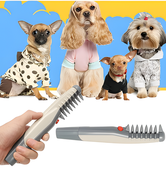 Fellona Knotenfreier Haustier-Trimmer | Schmerzfreie Fellpflege für Hunde & Katzen | Für alle Felltypen geeignet