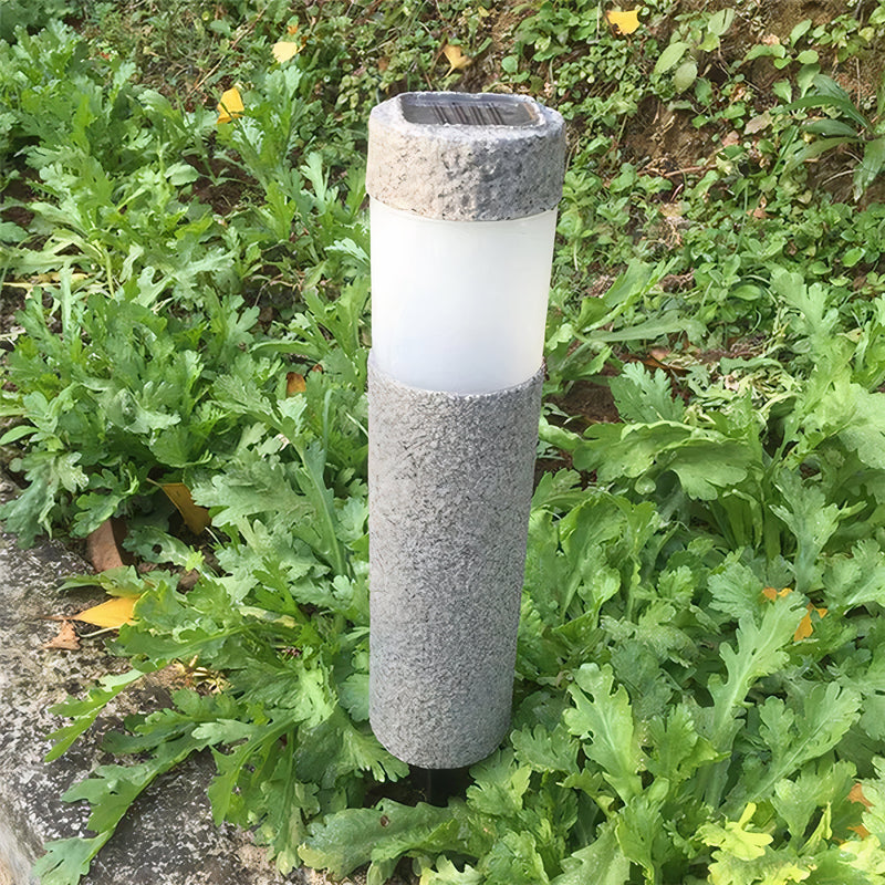 Solira Gartenleuchte | Solar LED Säule | Wetterfest & Elegant | 38 cm Höhe