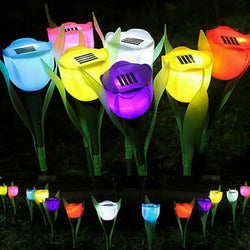 Solar-Gartenleuchte TulipaLume | LED Tulpenblüte | Solarbetrieben | Stimmungslicht für Garten & Terrasse