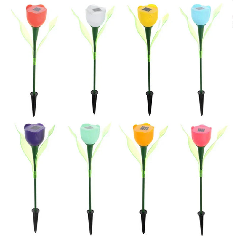 Solar-Gartenleuchte TulipaLume | LED Tulpenblüte | Solarbetrieben | Stimmungslicht für Garten & Terrasse