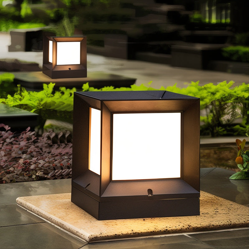 Solarion Außenlampe | Modernes Design | 12W LED Warmweiß | Wetterfest IP65