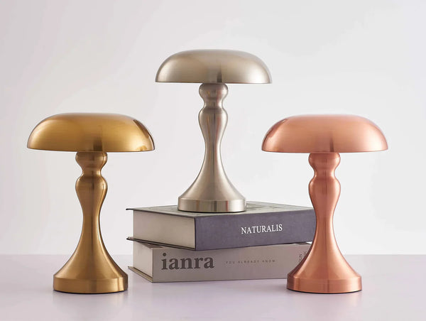 Lumora Kabellose Tischlampe | Touch-Dimmung | Wiederaufladbar & Mobil | 18 Std. Leuchtdauer