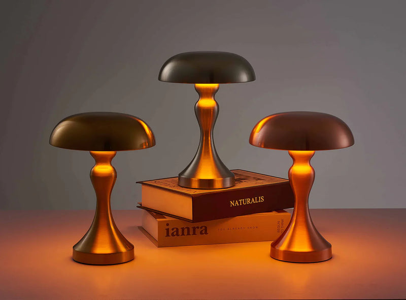 Lumora Kabellose Tischlampe | Touch-Dimmung | Wiederaufladbar & Mobil | 18 Std. Leuchtdauer