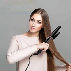 Glätteisen & Lockenstab Styleiva 2-in-1 | Ionen-Technologie | Glätten & Stylen in Einem | 30 cm | Universalspannung