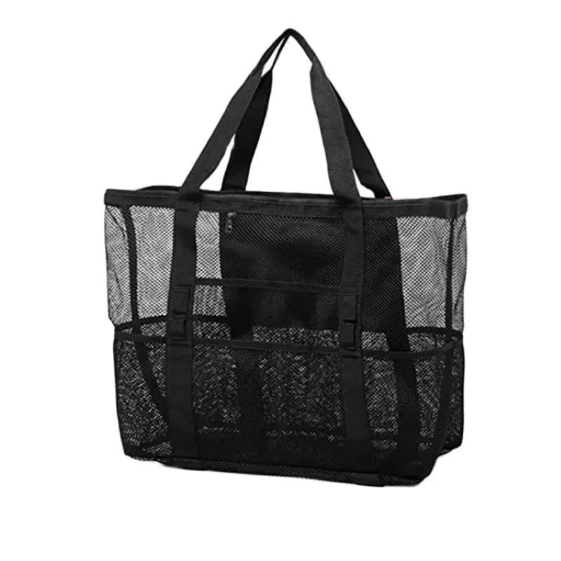 Maréva Strandtasche mit 8 Fächern | Wasserdicht & atmungsaktiv | Für Handtücher, Spielzeug, Badesachen & mehr – 70×45×18 cm