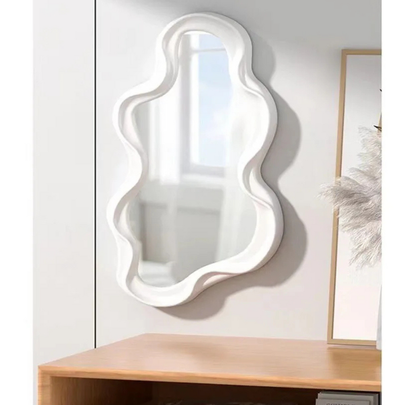 Cloudora Wandspiegel | Wolkenform | Dekorativ & Robust | ABS | 41 x 26 cm