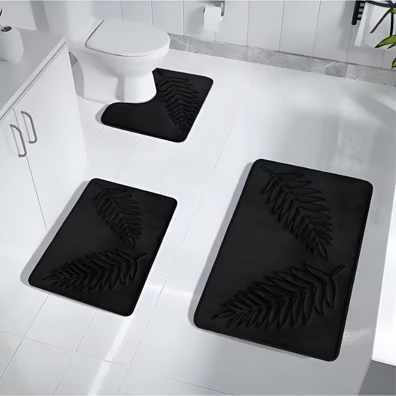 CloudStep Badematte | Ultraweich & Rutschfest | Schnell Trocknend | Grau 40×60 cm