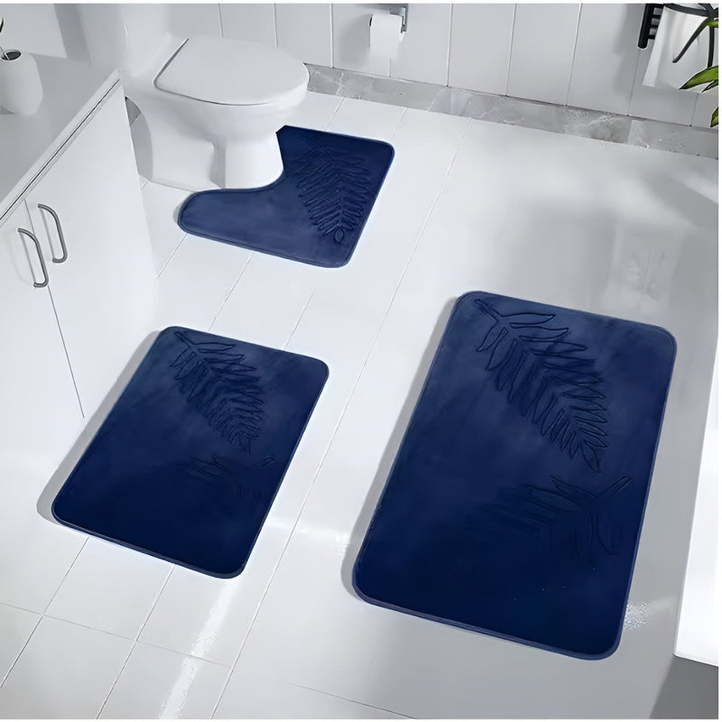CloudStep Badematte | Ultraweich & Rutschfest | Schnell Trocknend | Grau 40×60 cm