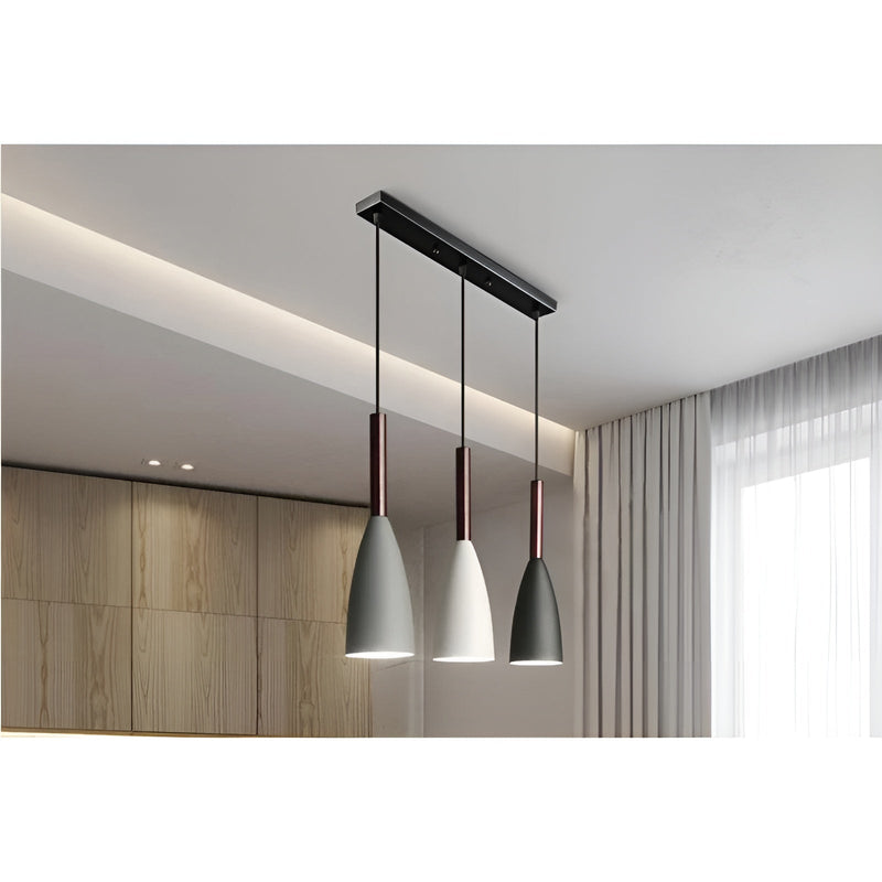 Hängelampe SakuraLume | Japandi Design | Zartes Kirschblütenmotiv | Aluminium & Warmes Licht