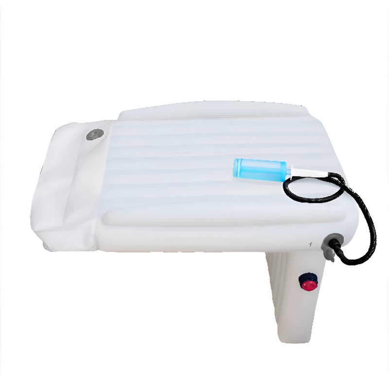 Kinder-Reisematratze Luftolino | Integrierte Pumpe & Randschutz | Aufblasbar & Kompakt | 80×50 cm