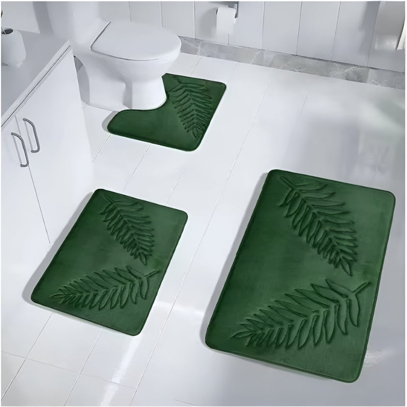 CloudStep Badematte | Ultraweich & Rutschfest | Schnell Trocknend | Grau 40×60 cm