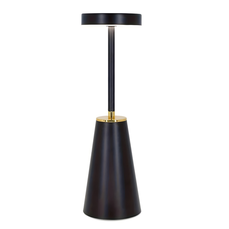 Lumorae Kabellose LED Tischlampe | Touch-Dimmung & USB-Betrieb | Modernes Design | Schwarz oder Weiß