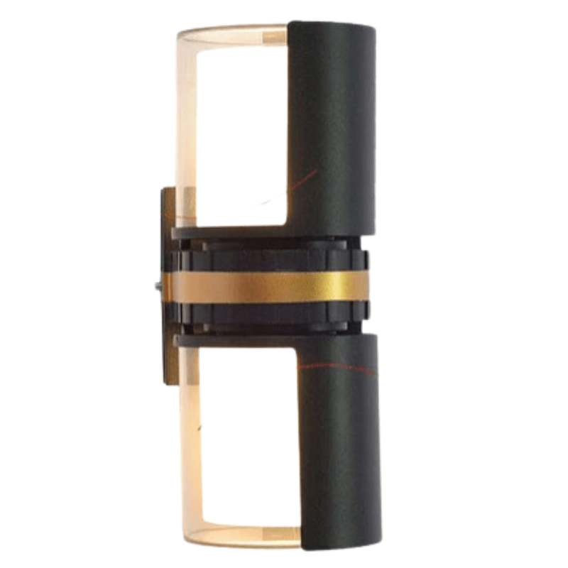 Lumovar Wandlampe Außen Verstellbar | Wasserdicht & Modern | 24,5 × 16 cm | Schwarz
