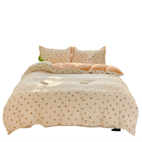 Flanell-Bettwäsche CottonHaven | 100 % Baumwolle | Weich, Hautfreundlich & Pflegeleicht | 3-teiliges Set