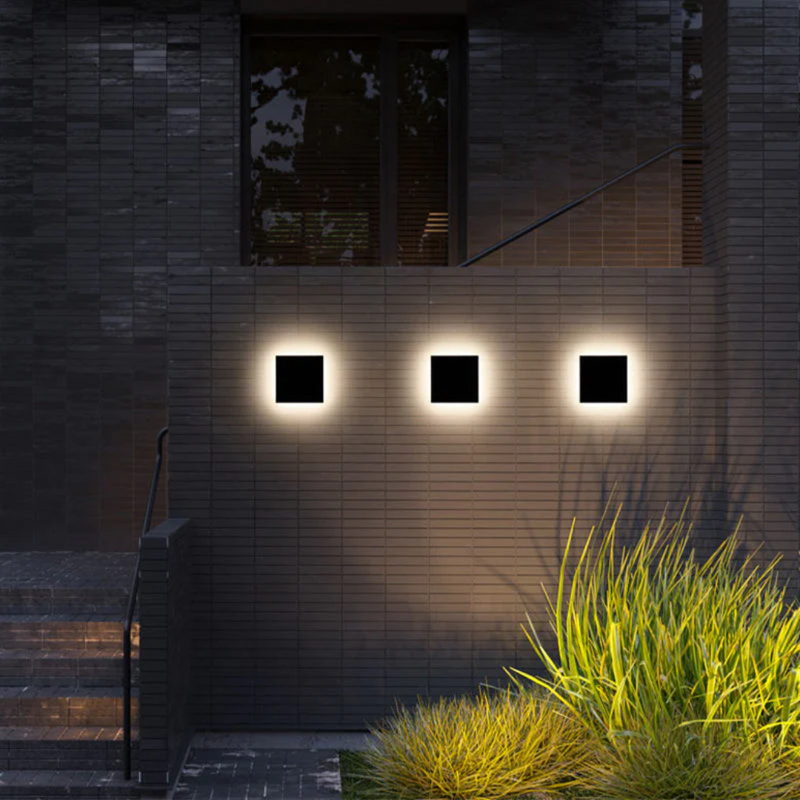 LED Wandleuchte Lumivis | Minimalistisches Outdoor-Design | IP65 Wetterfest | Metallgehäuse