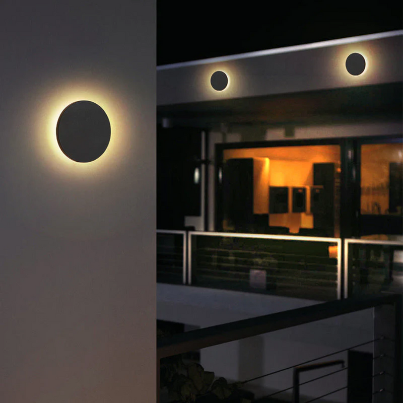 LED Wandleuchte Lumivis | Minimalistisches Outdoor-Design | IP65 Wetterfest | Metallgehäuse