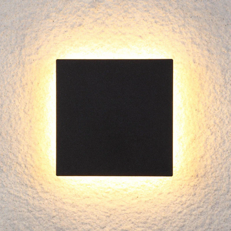 LED Wandleuchte Lumivis | Minimalistisches Outdoor-Design | IP65 Wetterfest | Metallgehäuse