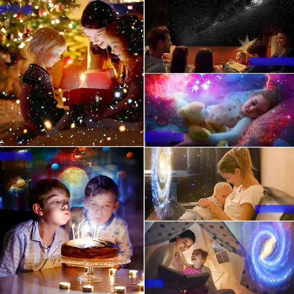Galaxy Projektor StellaNova | 13-in-1 Sternenhimmel | 360° Rotation & Timer | LED Nachtlicht