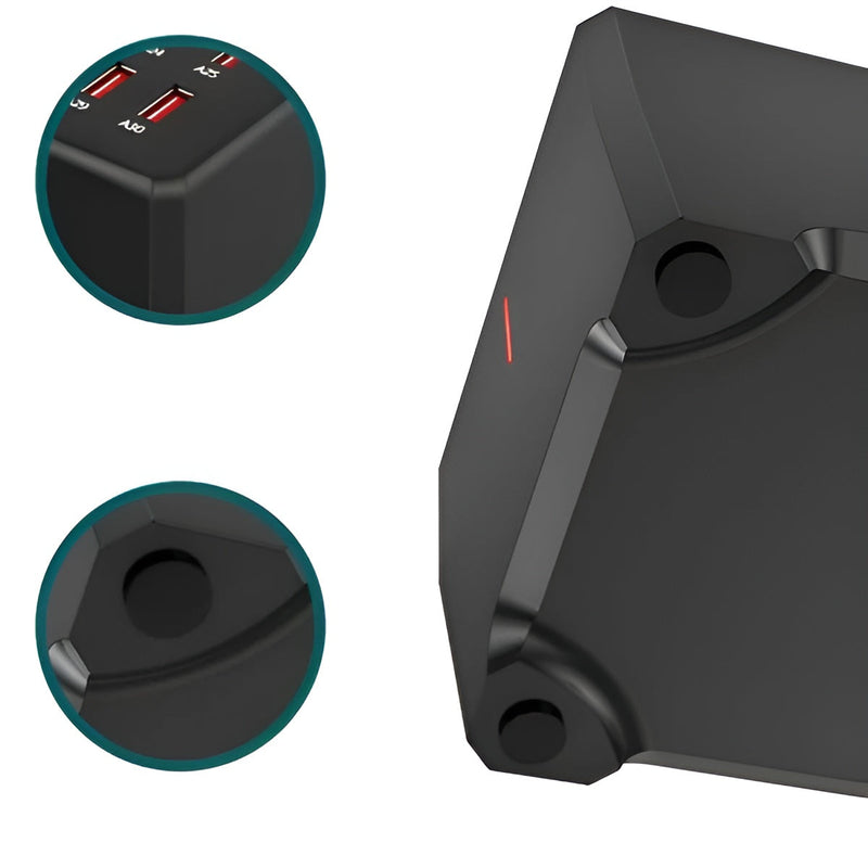 Voltura Multi-USB-Ladestation | 30 Ports | Schnellladen & Überspannungsschutz | Kompakt & Robust
