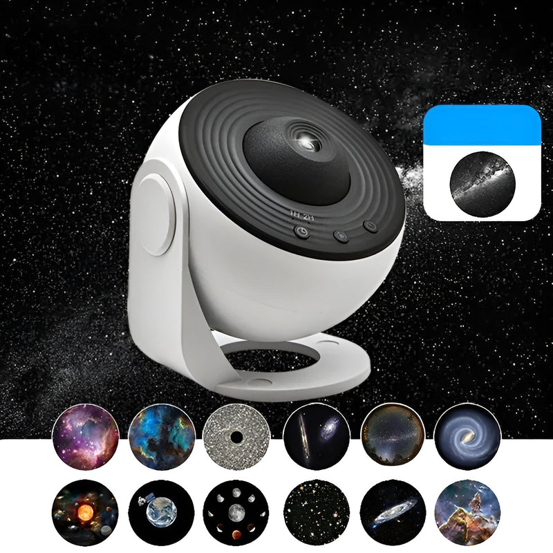 Galaxy Projektor StellaNova | 13-in-1 Sternenhimmel | 360° Rotation & Timer | LED Nachtlicht