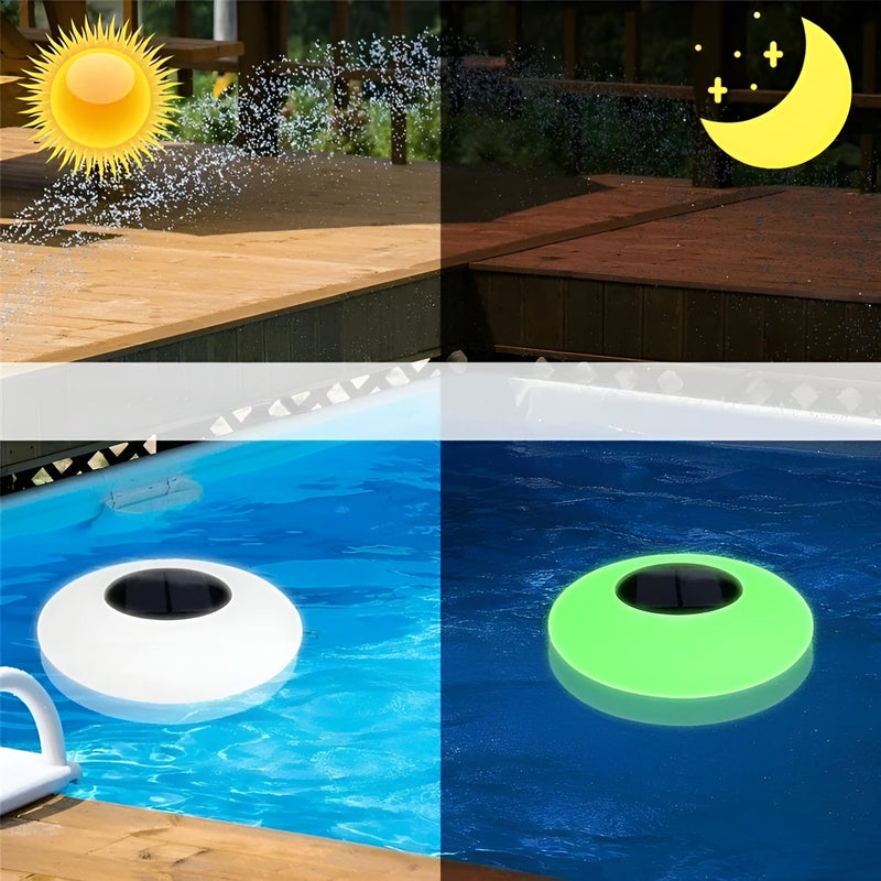 Solar-Schwimmlicht LumiBall | Farbwechsel RGB | Wasserdicht & Kabellos | 35 × 35 × 12 cm