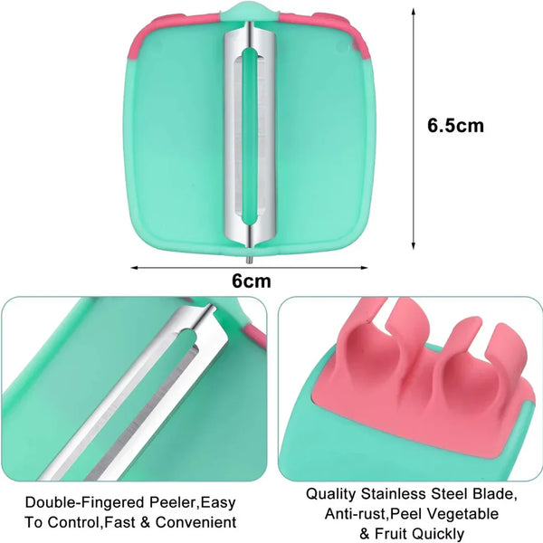 2+2 GRATIS | PeelRing - Finger-Gemüseschäler-Set