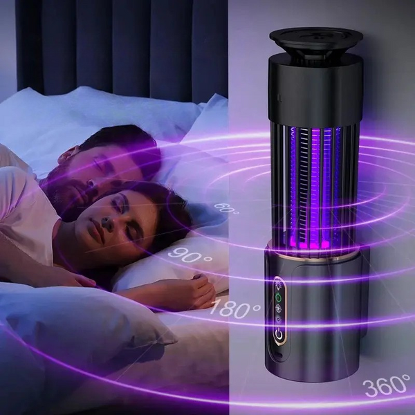 Zentoro Mückenlampe | USB-Aufladung & Nachtlicht | 3-Stufen-Timer | Für Innen & Außen