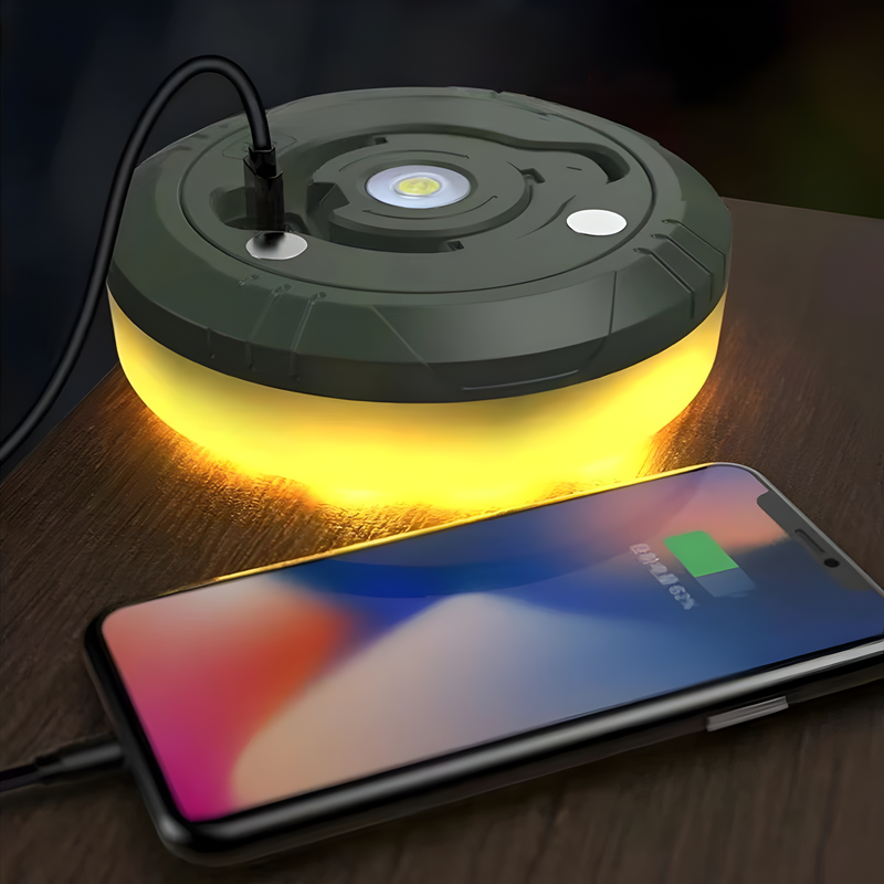 LumiTrail LED-Zeltlichtband | Wasserdicht & Flexibel | Für Outdoor & Camping | Militärgrün